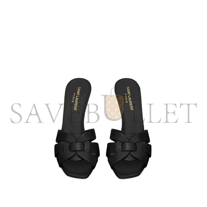 YSL TRIBUTE MULES IN SMOOTH LEATHER 650986DWE001000